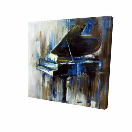 FONDO 16 x 16 in. Abstract Grand Piano-Print on Canvas FO2792297